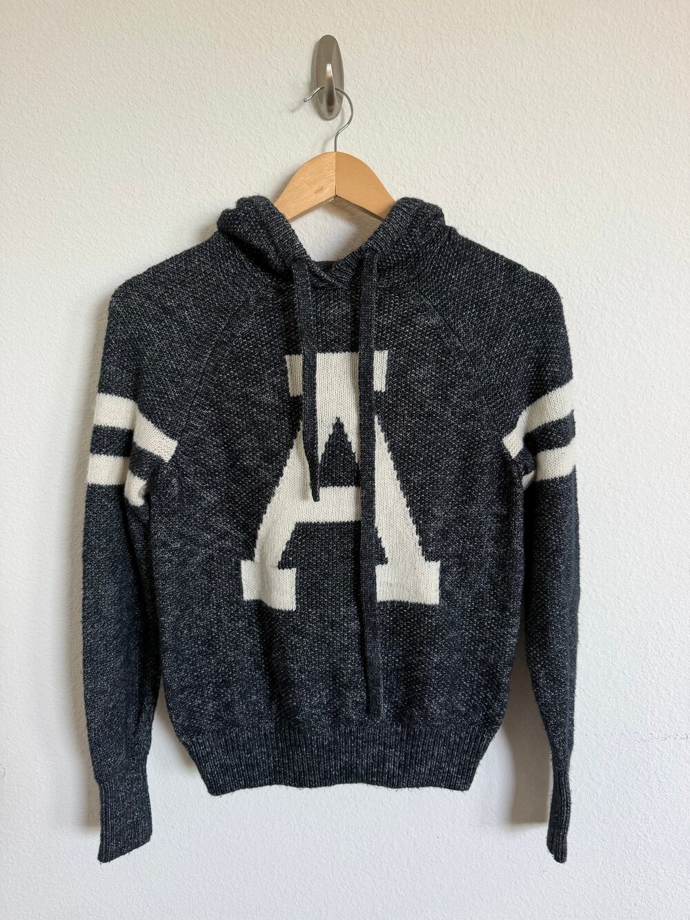 Abercrombie and Fitch Vintage Y2K Hooded Sweater Size small prep school cozy